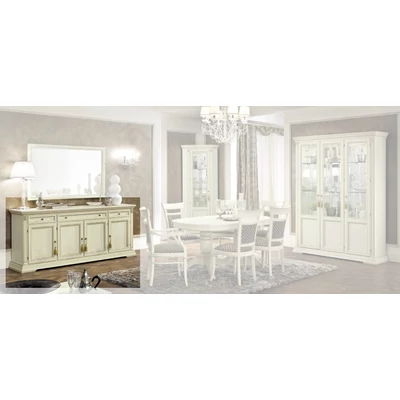 Treviso Day 4-doors buffet chest of drawers - white ash