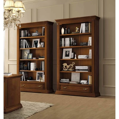 Treviso Day bookcase with drawer - cherry