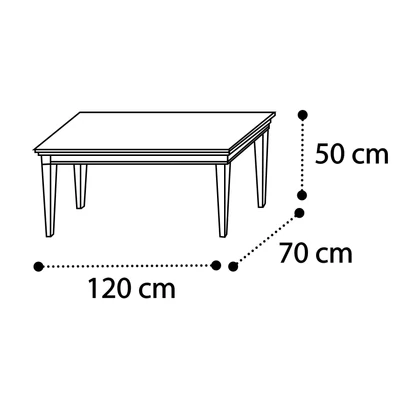 Treviso Day Coffee table - cherry