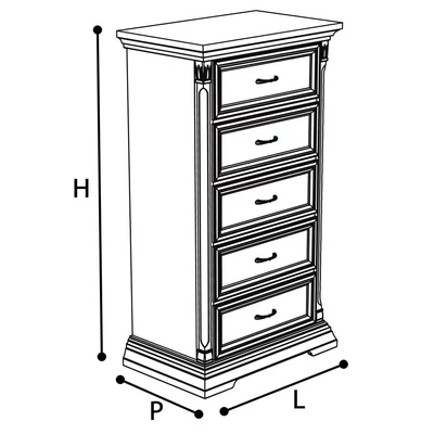 Treviso Tallboy - cherry