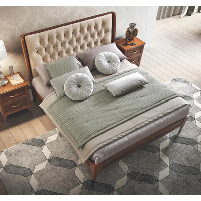 Giotto Double bedstead - walnut