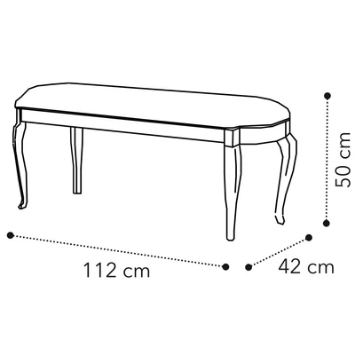 Giotto ECO Bench - walnut