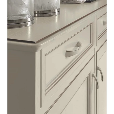 Giotto Day 3-doors buffet chest of drawers - antique white