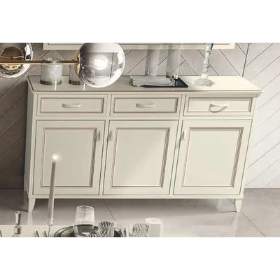 Giotto Day 3-doors buffet chest of drawers - antique white