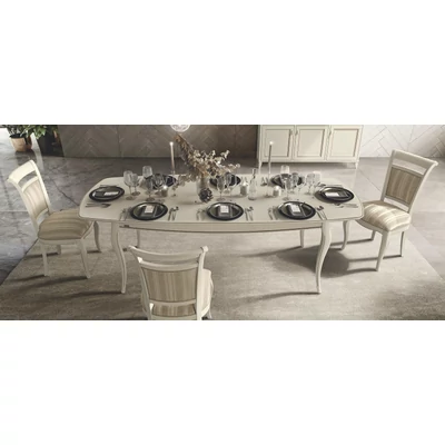 Giotto Day Chair with Casablanca fabric - antique white
