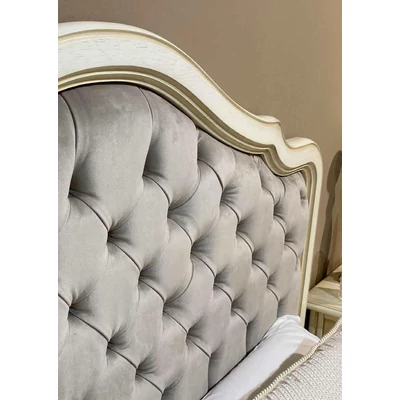 Verdi Double bedstead with upholstered headboard