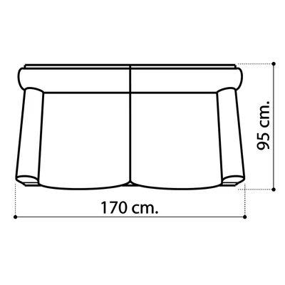 Nostalgia Day Double couch, with bedding container structure
