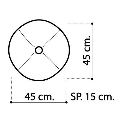 Nostalgia Day Round cushion