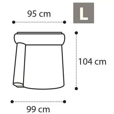 Treviso Day Armchair, left-side element
