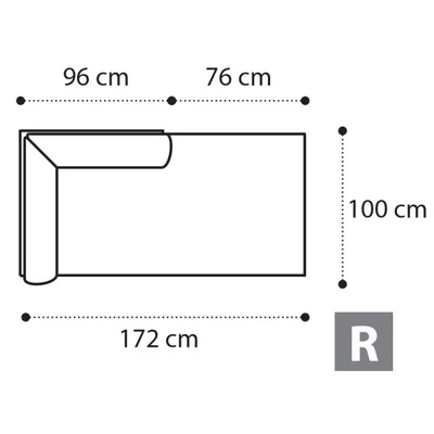 Treviso Day Bedding container right-side element