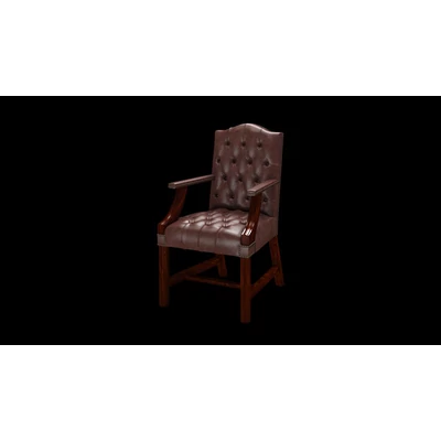 Gainsborough Chair karosszék premium B bőrrel - Old English Dark Brown színben