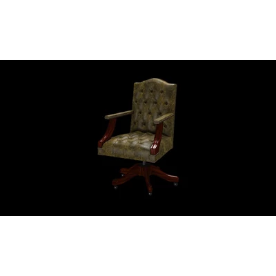 Gainsborough Swivel Chair karfás forgószék, premium C bőrrel