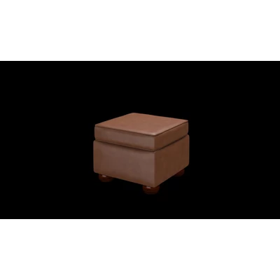 Irving Pouffe Box puff, premium B bőrrel