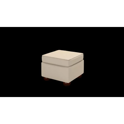 Irving Pouffe Box puff premium A bőrrel - Birch Blush Beige színben