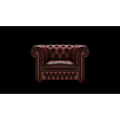 Linwood fotel standard bőrrel - Antique Chestnut színben