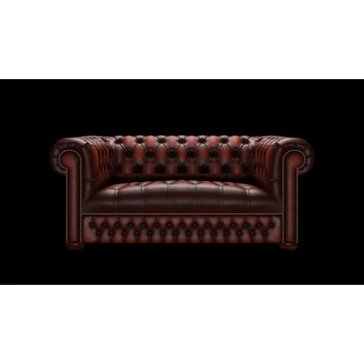 Linwood 2-személyes kanapé standard bőrrel - Antique Chestnut színben