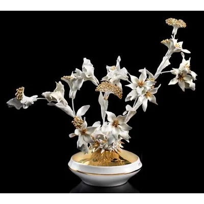 Modern kerámia váza virágokkal