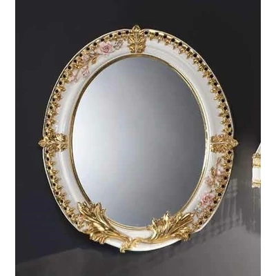 Kerámia tükör - fehér, arany