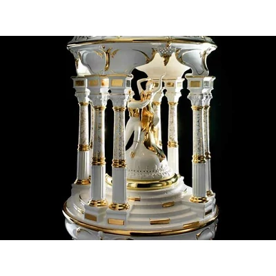 Ceramic pavilion (tower) Pantheon, rotatable/movable, with built-in lighting.