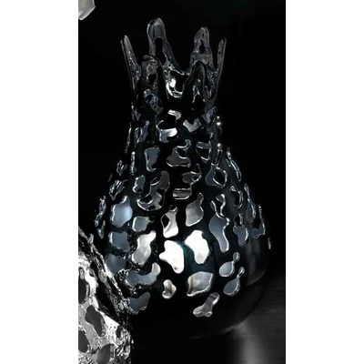 Medium size ceramic lamp, with built-in lighting (3 pcs) without glass.