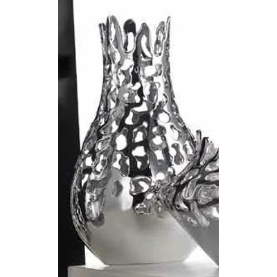 Medium size ceramic lamp, with built-in lighting (3 pcs) without glass.