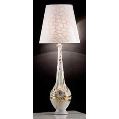 Small ceramic lamp, with original Swarovski crystals.