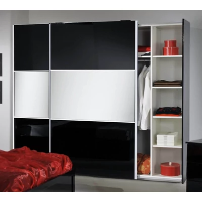 DI Sonia 2-sliding doors cabinet, 240 cm - white