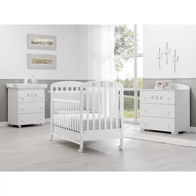 Molly crib - white-grey