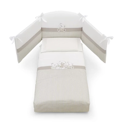 Mirtillo crib - white-sand color