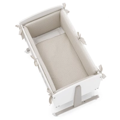 Ninna crib - white-grey