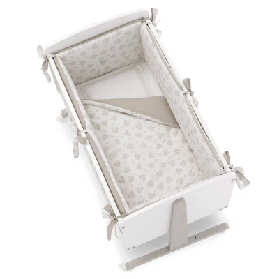 Ninna crib - white-grey