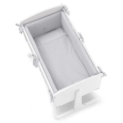 Ninna crib - white-grey