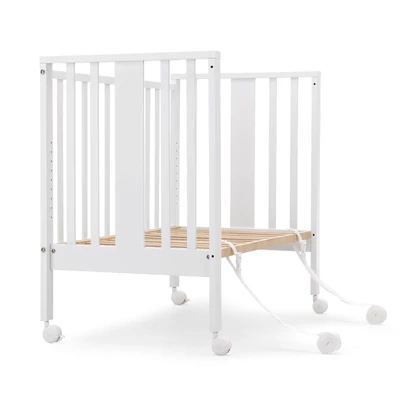 Mini Charly crib - white-grey