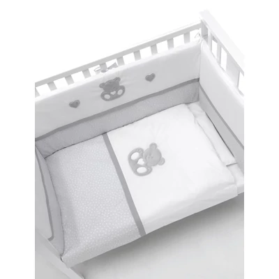 Mini Charly crib - white-grey