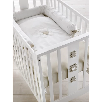 Mini Molly crib - white-grey