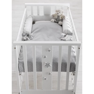 Mini Stelline crib - white-grey