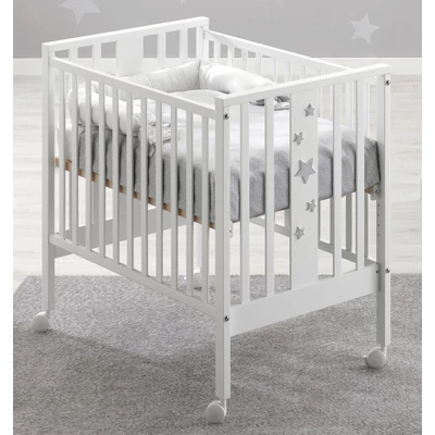 Mini Stelline crib - white-grey