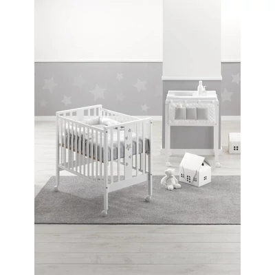 Mini Stelline crib - white-grey