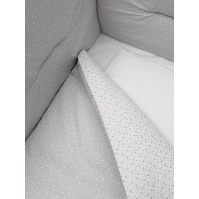 Mini Stelline crib - white-grey