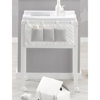 Mini diaper changing kit - white