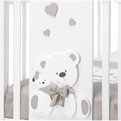 Tato crib - white-sand color