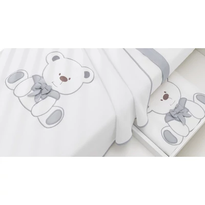 Tato crib - white-grey