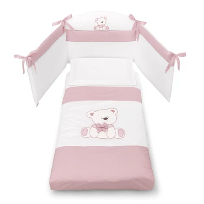 Tato crib - white-pink