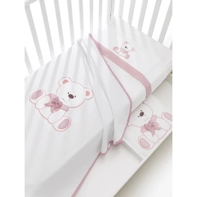 Tato crib - white-pink