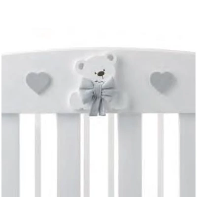 Tato crib - white-grey