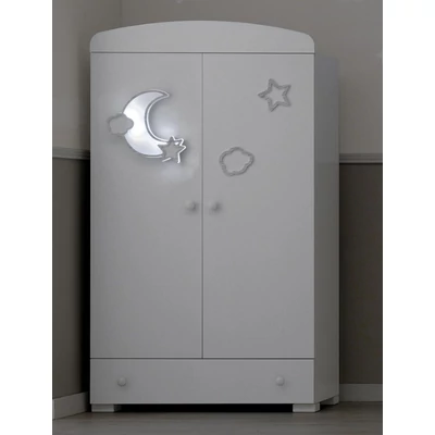 Moon 2-doors cabinet - white