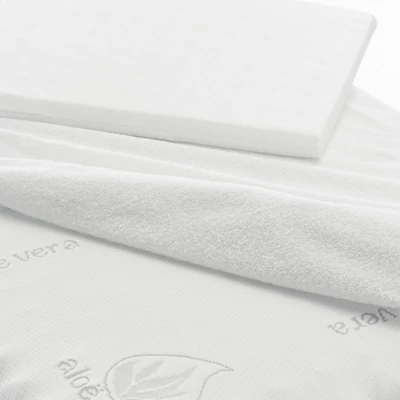 Charly crib - white-grey