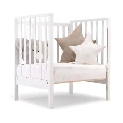 Cradle/Crib, Convertible, Adjustable Height, Sage Green – ER Evolution