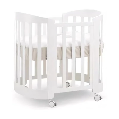 Cradle/Crib, Convertible, Adjustable Height, Titanium – ER Sweet