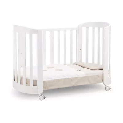 Cradle/Crib, Convertible, Adjustable Height, Titanium – ER Sweet